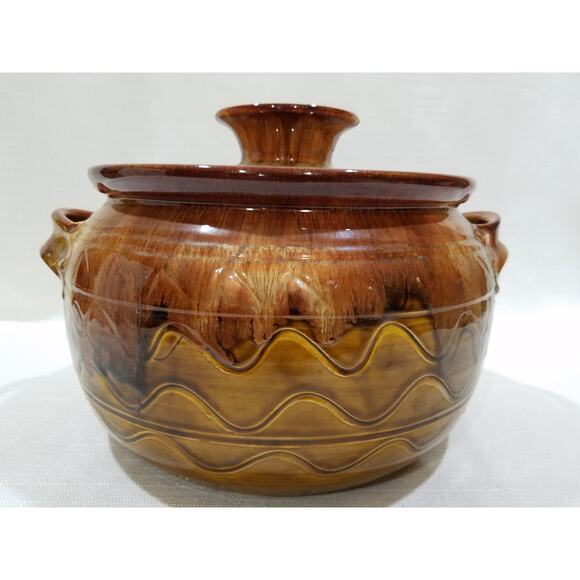 Vintage Dryden Original '79 Clay Bean Pot - Picture 3 of 10